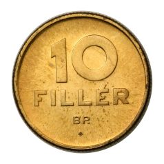   Magyar Köztársaság 10 Fillér 1947 rozettás ARTEX utánveret