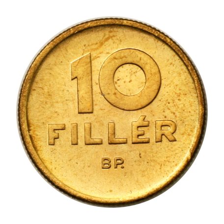 10 Fillér 1950 MÁVP ARTEX utánveret citromsárga