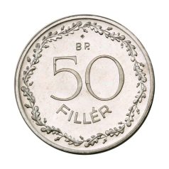 50 Fillér 1948 rozettás ARTEX utánveret UNC