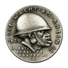 Karl Goetz emlékérem 1920 Die Wacht am Rhein. / Die schwarze Schande. Az őrség a Rajnán. / A fekete szégyen.