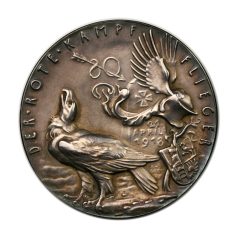   Karl Goetz Manfred von Richthofen "A vörös báró" emlékérem 1918 után