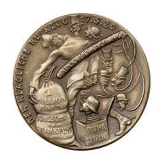   Karl Goetz emlékérem 1920 Die Besetzung Maingaues / Maingau megszállása 