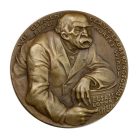 I. VH Karl Goetz emlékérem 1918 a francia államférfi, Clemenceau hódító politikájáról és Párizs nagy hatótávolságú bombázásáról.