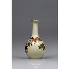   Kis váza aranyozott virág dekorral Mandzsúria Japán megszállás 1940 körül