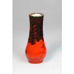 Fekete-piros kerámia váza