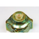 Zsolnay eozin mázas madaras váza, kaspó