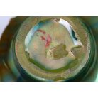 Zsolnay eozin mázas madaras váza, kaspó