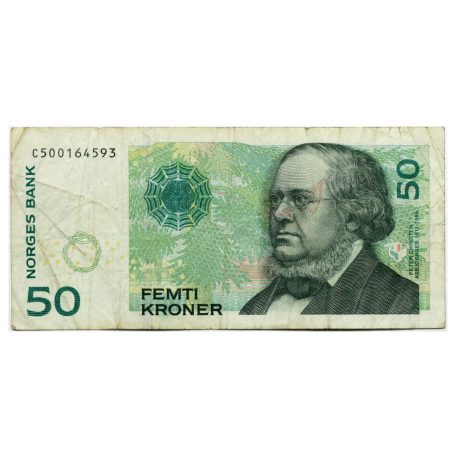 Norvégia 50 Korona Bankjegy 2008 P46c