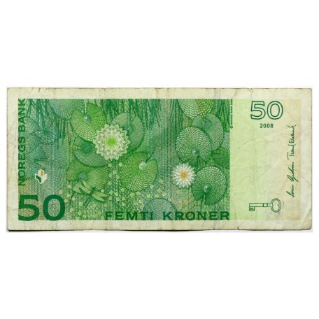 Norvégia 50 Korona Bankjegy 2008 P46c