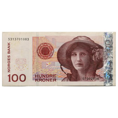 Norvégia 100 Korona Bankjegy 2006 P49c