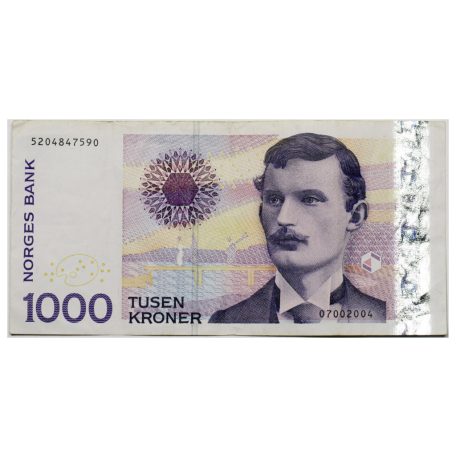 Norvégia 1000 Korona Bankjegy 2004 P52b