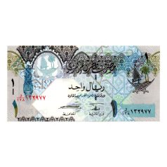 Katar 1 Riál Bankjegy 2008-2015 P28 UNC