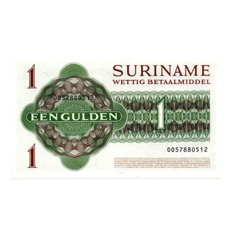 Suriname 1 Gulden Bankjegy 1984-12-01 P116h UNC