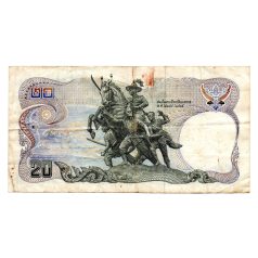 Thaiföld 20 Baht Bankjegy 1981 P88-73