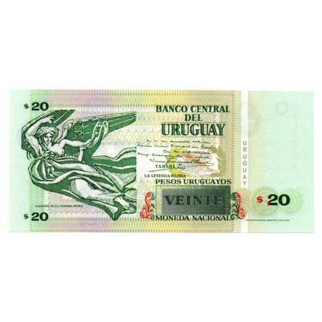 Uruguay 20 Peso Bankjegy 2008 P86a UNC