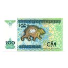 Üzbegisztán 200 Som Bankjegy 1997 P80a aUNC-UNC hajtatlan