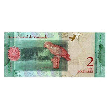 Venezuela 2 Bolivár Bankjegy 2018 P101a UNC