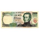 Venezuela 2000 Bolivár Bankjegy 1998 P77b