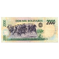 Venezuela 2000 Bolivár Bankjegy 1998 P77b