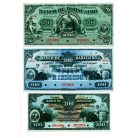 Venezuela 10 - 500 Bolivár Bankjegy sor 1890-1935 PS206-229 összesen 9db MÁSOLAT