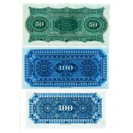 Venezuela 10 - 500 Bolivár Bankjegy sor 1890-1935 PS206-229 összesen 9db MÁSOLAT