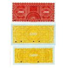 Venezuela 10 - 500 Bolivár Bankjegy sor 1890-1935 PS206-229 összesen 9db MÁSOLAT