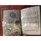 Magyar Népköztársaság Forgalmi érméi 1977 zöld műbőrtokban