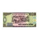 Vietnám 1000 Dong Bankjegy 1988 P106a1 széles számozás 27mm