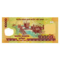   Vietnám 10000 Dong Bankjegy 2006 P119a UNC műanyag első év!