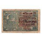 Pécs város Házipénztár 2 Korona pénztárjegy 1920 VG szükségpénz
