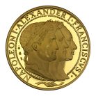 Austerlitzi csata 10 Dukát 1805 emlékérem 35,07g Au986