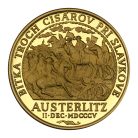 Austerlitzi csata 10 Dukát 1805 emlékérem 35,07g Au986