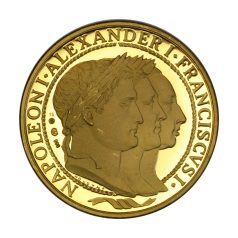 Austerlitzi csata 5 Dukát 1805 emlékérem 17,55g Au986