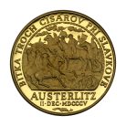 Austerlitzi csata 5 Dukát 1805 emlékérem 17,55g Au986