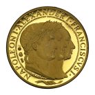 Pozsonyi békekötés 2 Dukát 1805 emlékérem 6,98g Au986