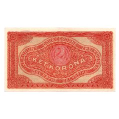 2 Korona Államjegy 1920 aa sorozat gVF