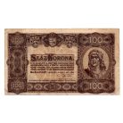 100 Korona Államjegy 1923 F