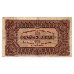 100 Korona Államjegy 1923 F
