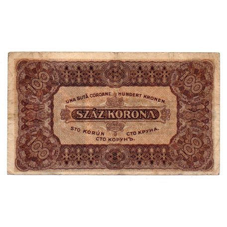 100 Korona Államjegy 1923 F