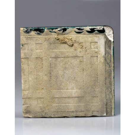 4 db Zsolnay csempe, épületdísz