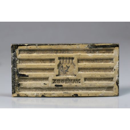 4 db Zsolnay csempe, épületdísz