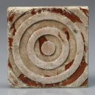 4 db Zsolnay csempe, épületdísz