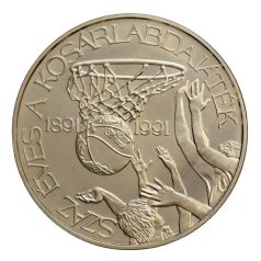   Száz éves a kosárlabda 500 Forint 1991 BU Próbaveret - Tervezet