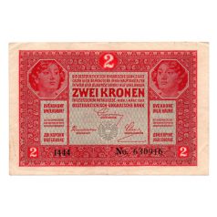 2 Korona Bankjegy 1917 aEF
