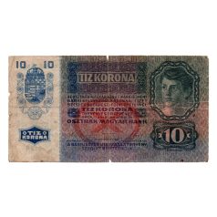 10 Korona Bankjegy 1915 VG