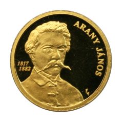   10 db Arany János 5000 Forint 2017 PP mini arany érme 0,5g Au999