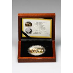 Honfoglalás színezüst emlékérem 2019 PP 62,2 g Ag999