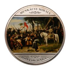 Honfoglalás színezüst emlékérem 2019 PP 62,2 g Ag999
