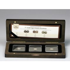   17. századi magyar királyok ezüst dénárjai II. Mátyás II. Ferdinánd I. Lipót