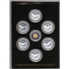 Nemzetünk Forradalmai sorozat 2,0g Au585 és 90g Ag999 emlékérmék gyűjtői albumban